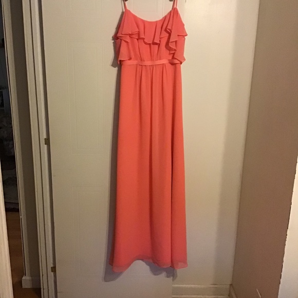 Coral formal dress - Picture 2 of 2